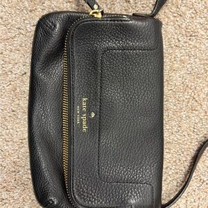 Kate Spade Black Pebbled Leather Crossbody